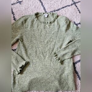 Sundance ruffle collar wool cashmere blend small/ medium